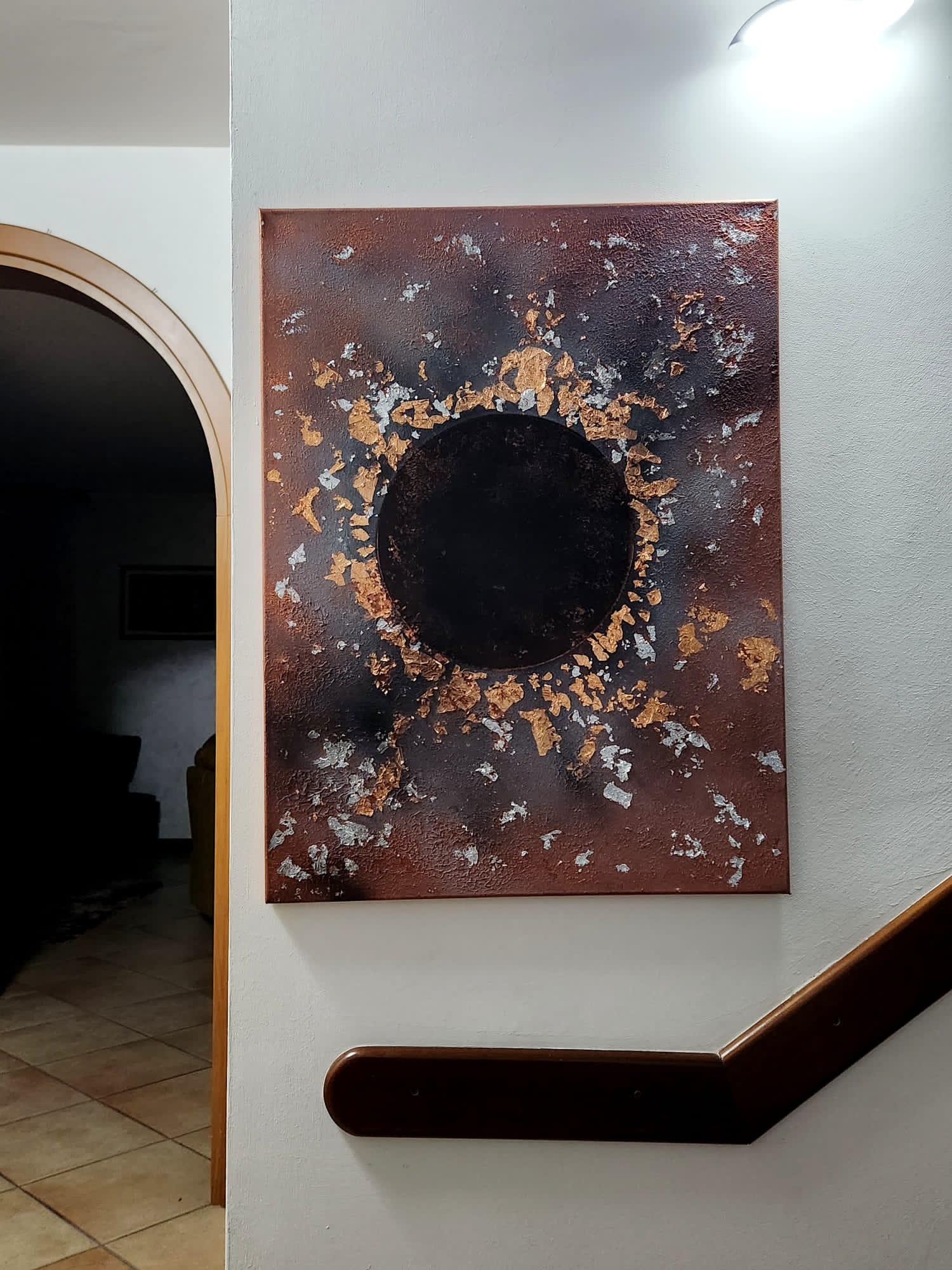 ArteDiAlina.com painting: Black Sun